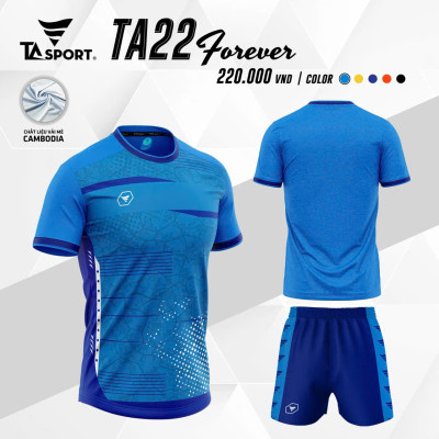 ÁO BÓNG ĐÁ KHÔNG LOGO TA22 FOREVER